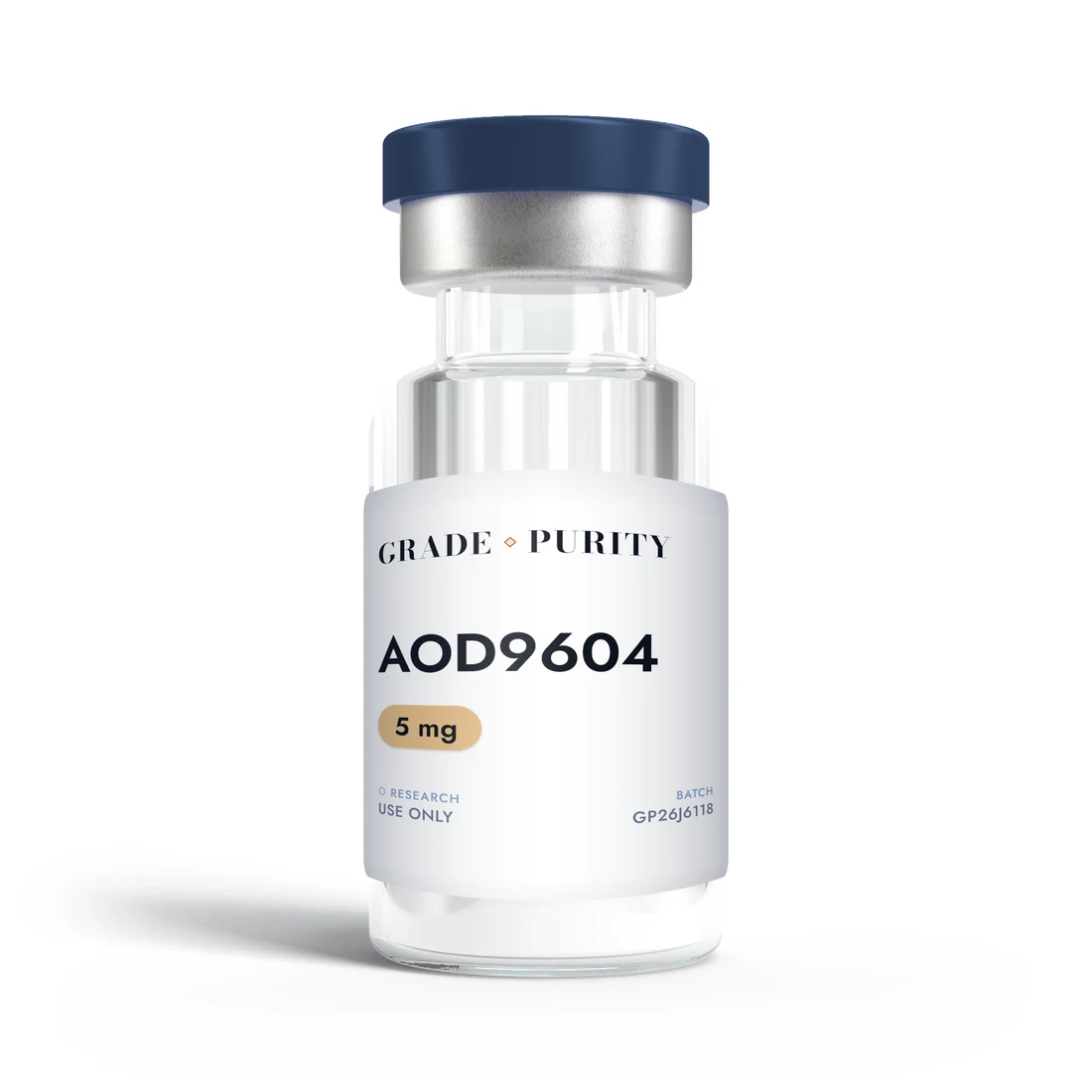AOD9604, research-grade peptide vial