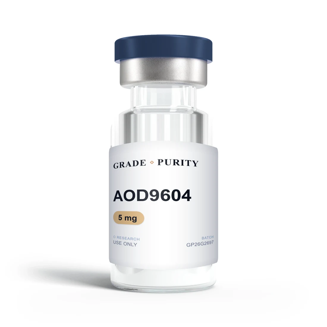 AOD9604, research-grade peptide vial