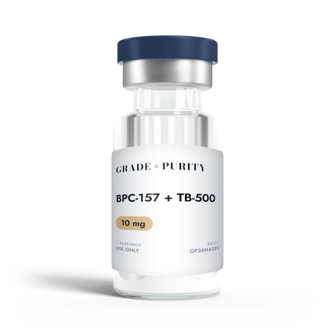 BPC-157 + TB-500, research-grade peptide vial