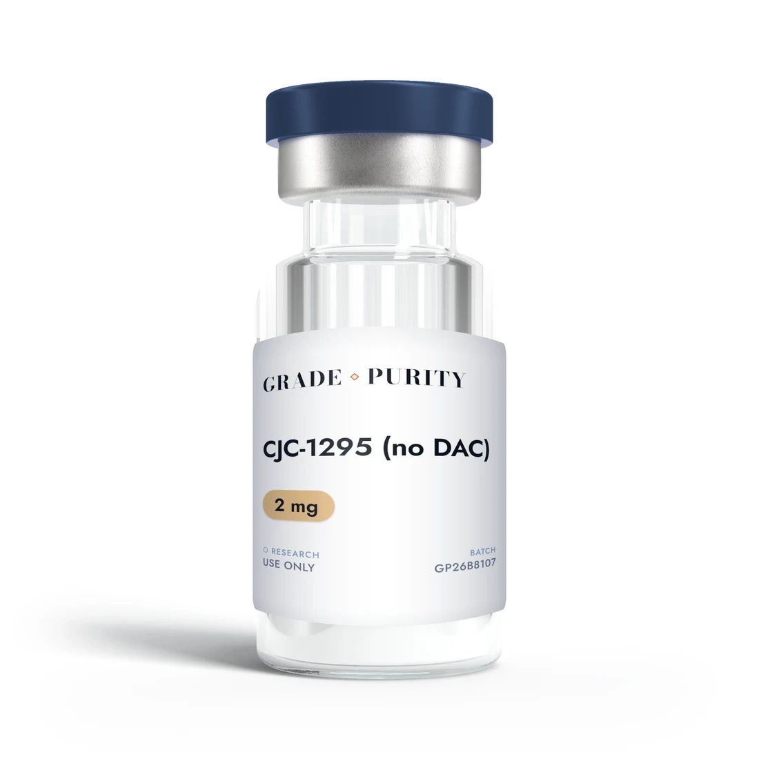 CJC-1295 (no DAC), research-grade peptide vial