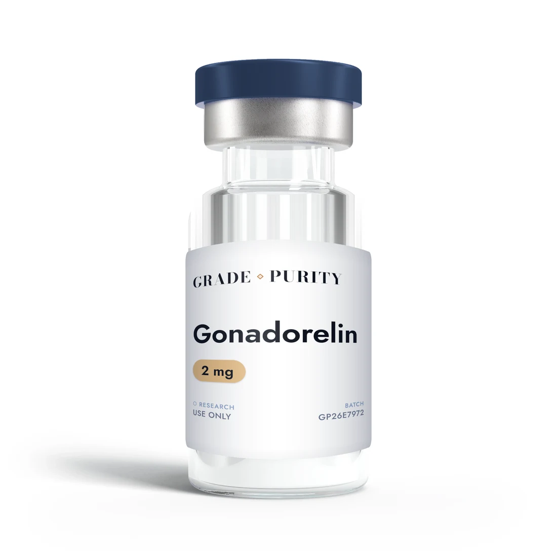 Gonadorelin, research-grade peptide vial