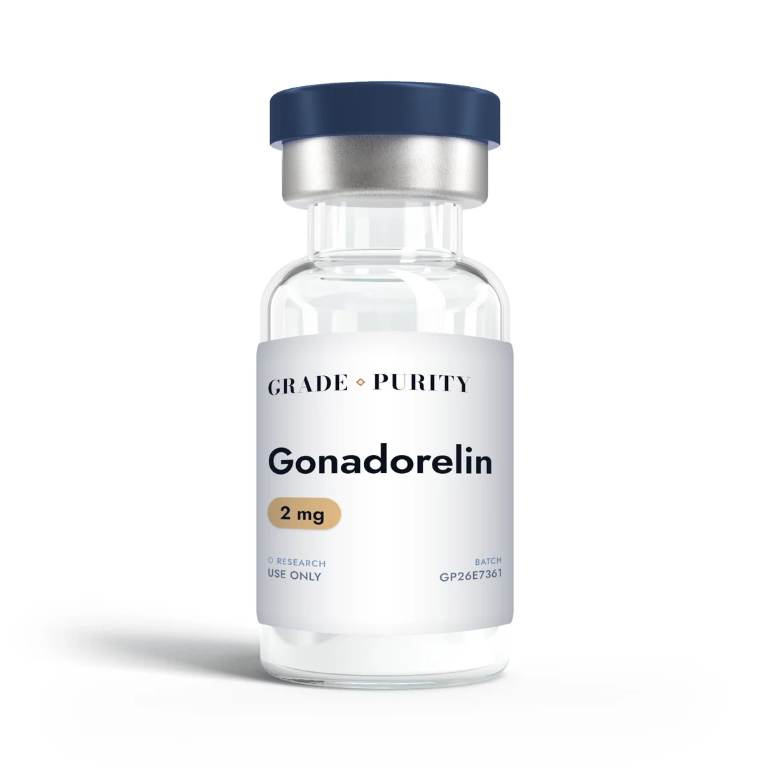Gonadorelin, research-grade peptide vial