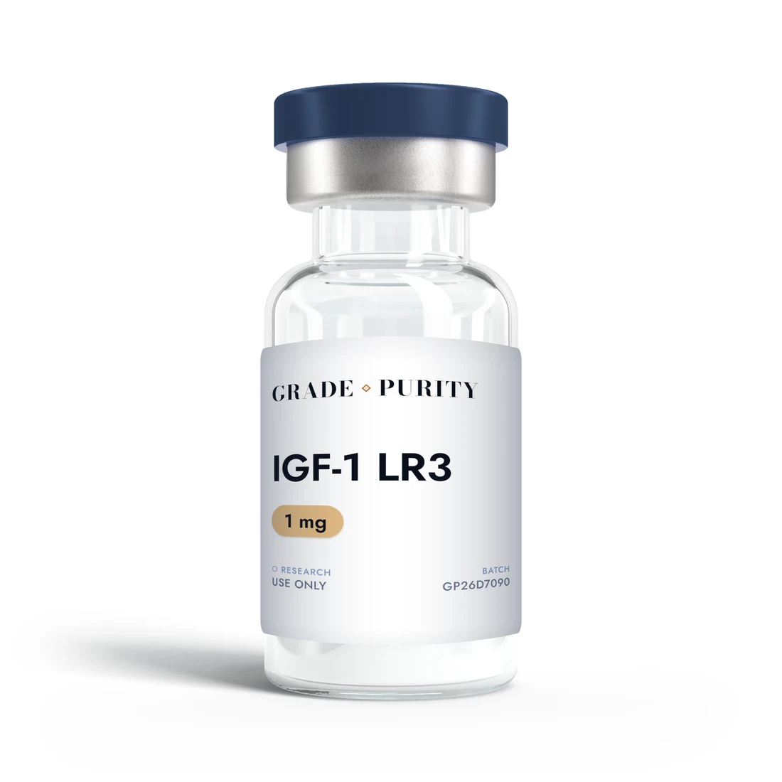 IGF-1 LR3, research-grade peptide vial