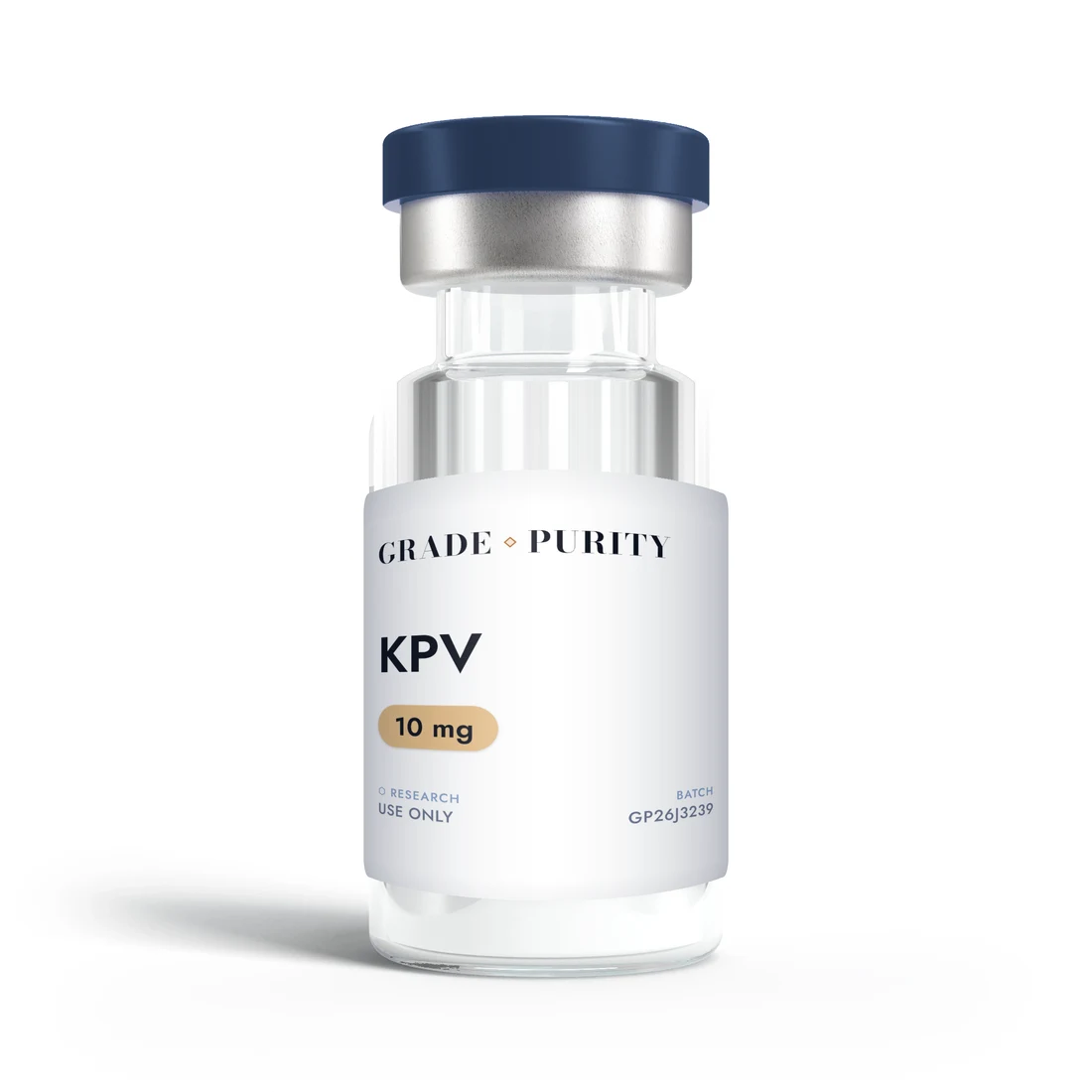 KPV, research-grade peptide vial