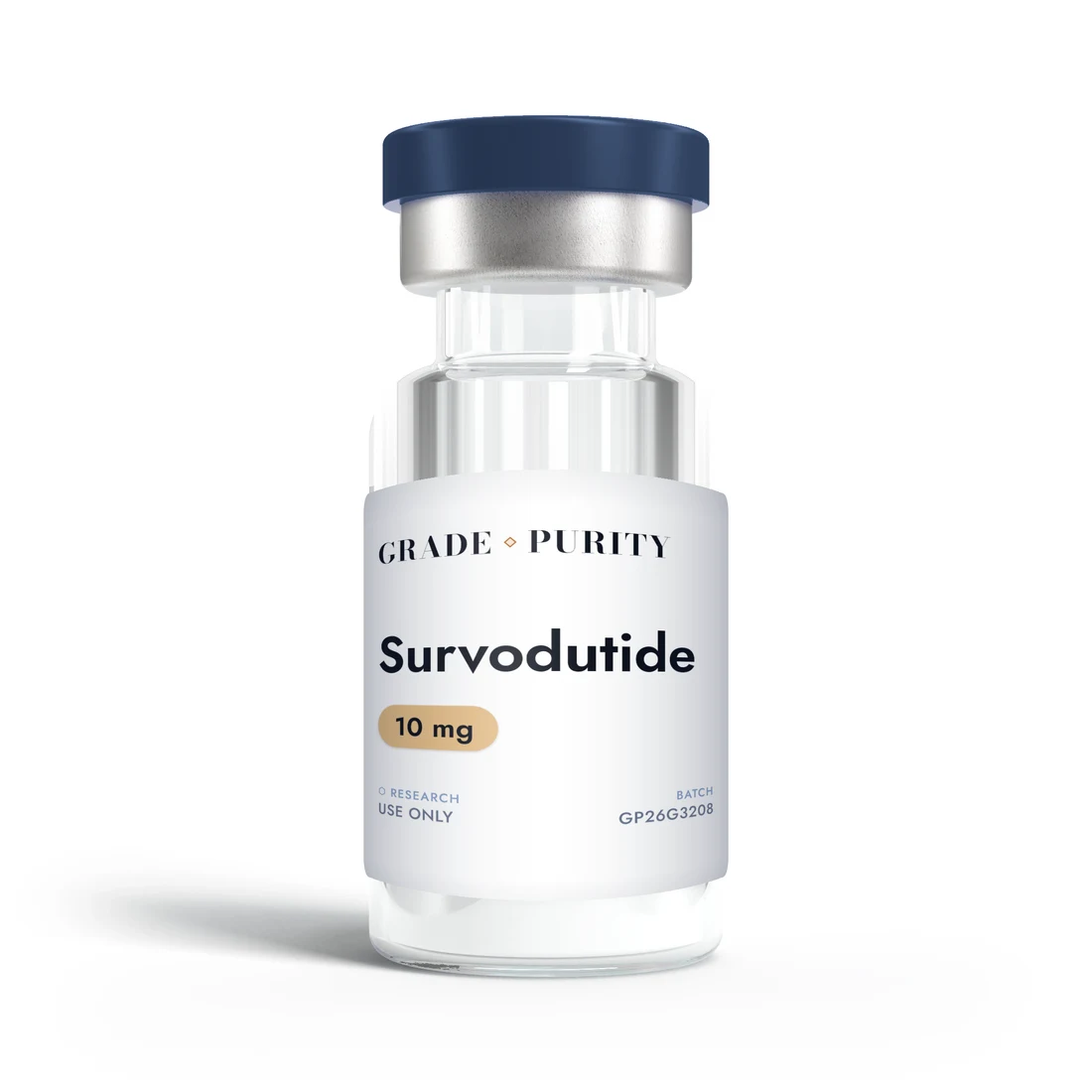 Survodutide, research-grade peptide vial
